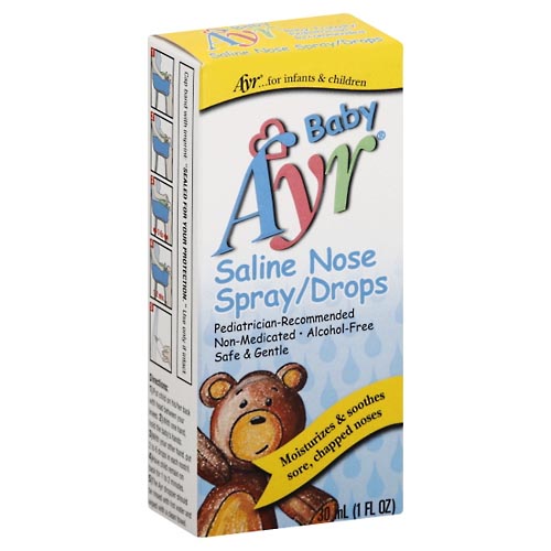 Image for Ayr Nose Spray/Drops, Saline,1oz from Field Pharmacy LLC