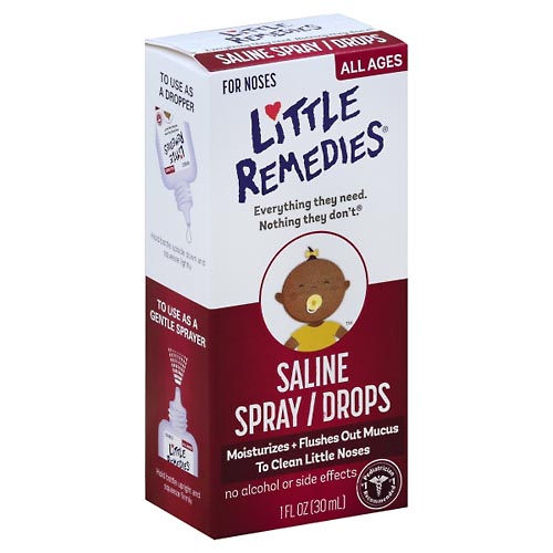 Image for Little Remedies Saline Spray/Drops,1oz from Field Pharmacy LLC